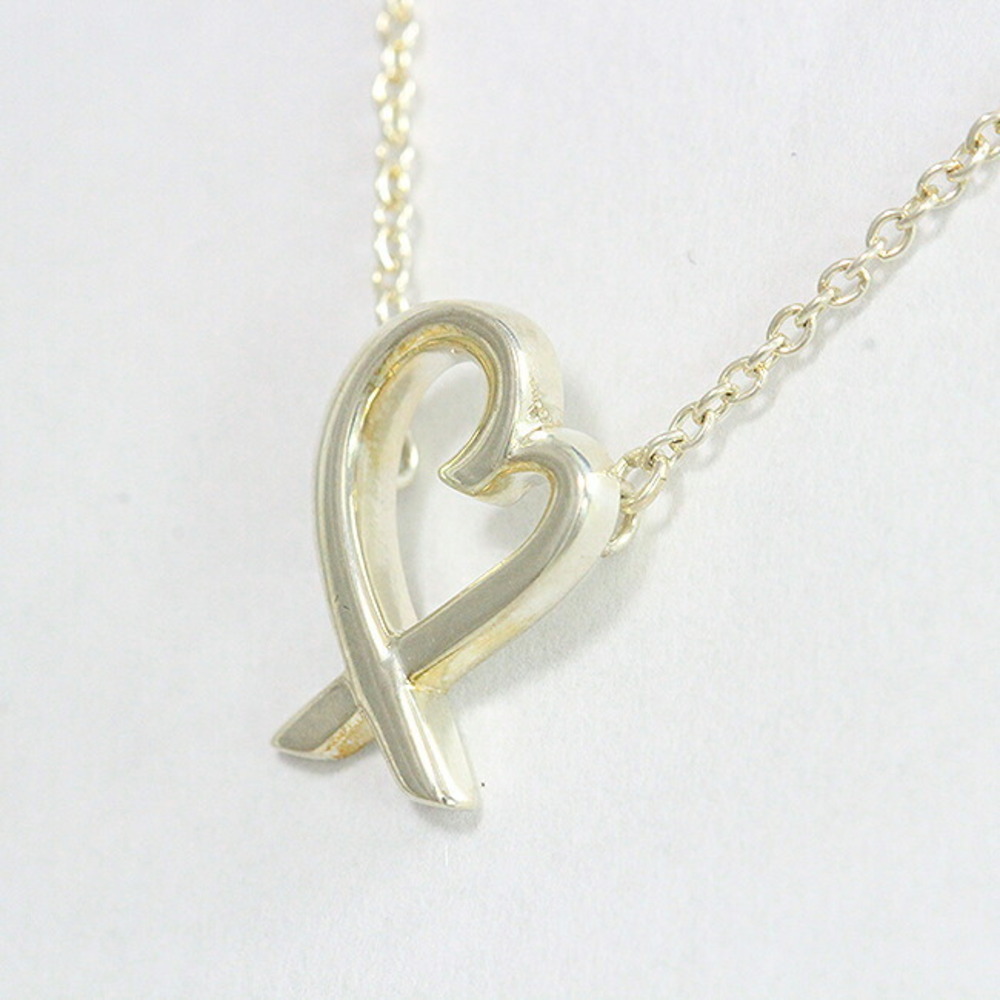 Tiffany Co Loving Heart Necklace Silver Accessory